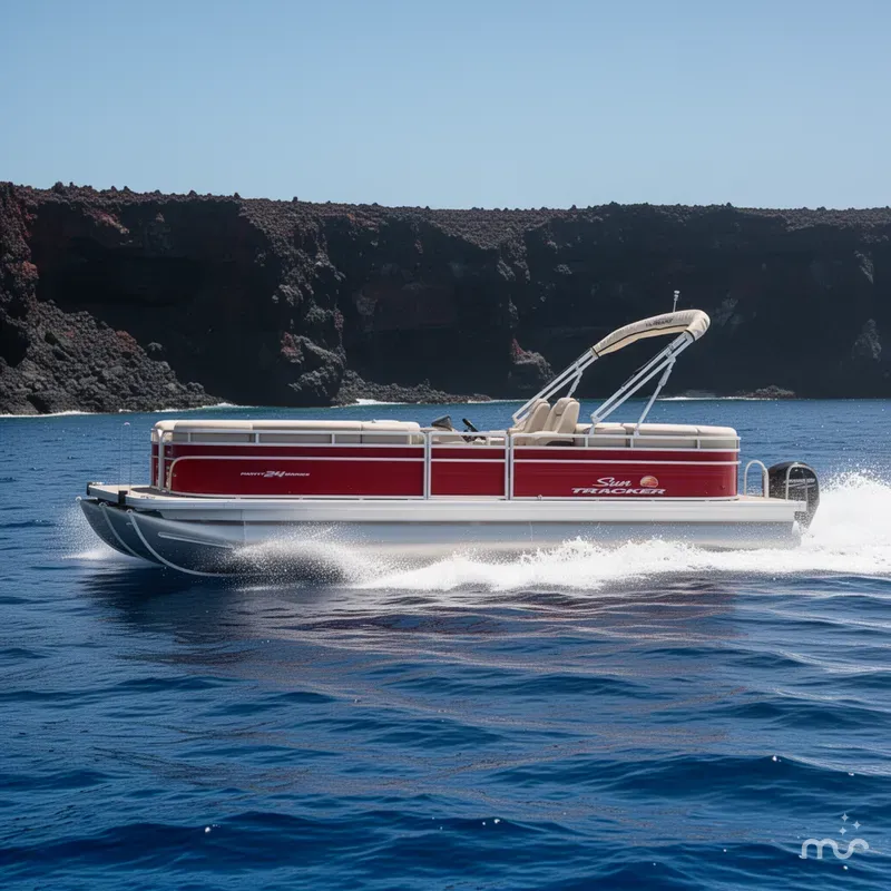 Slide: The Image of Sun Tracker Party Barge 24 DLX 2024 - 4