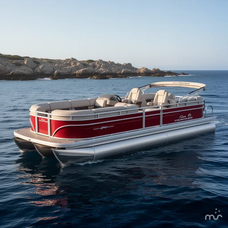 The Image of Sun Tracker Party Barge 24 DLX 2024 - 0