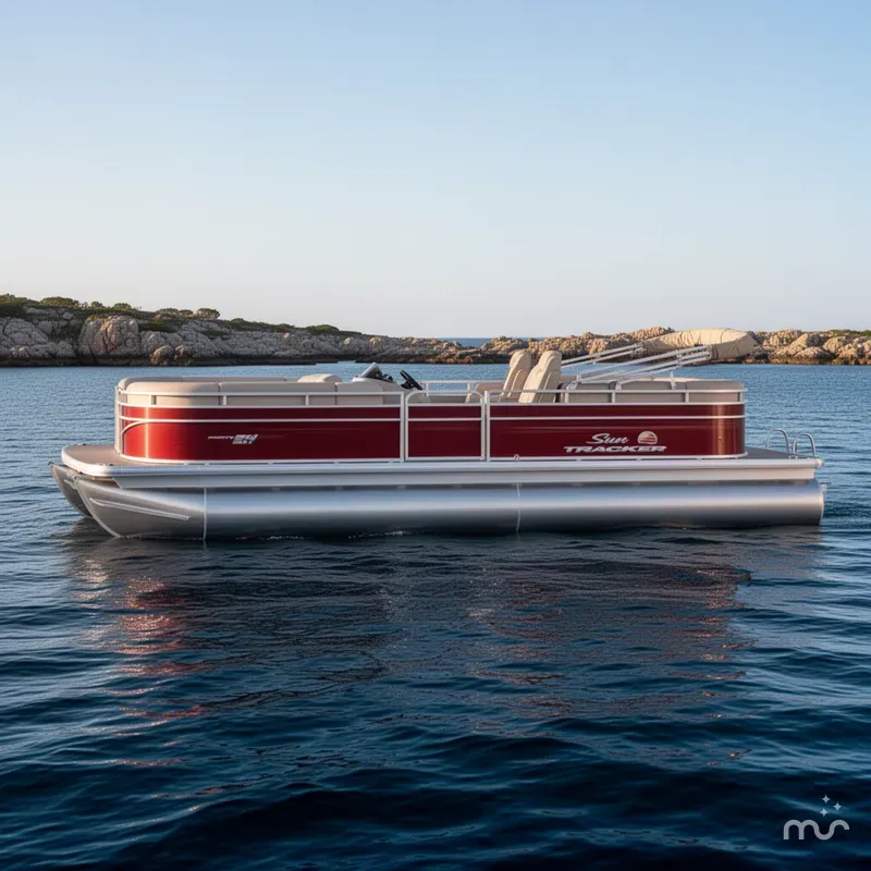 Slide: The Image of Sun Tracker Party Barge 24 DLX 2024 - 2