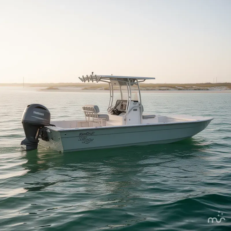 Slide: The Image of KenCraft Bay Rider Skiff 2460 2024 - 0