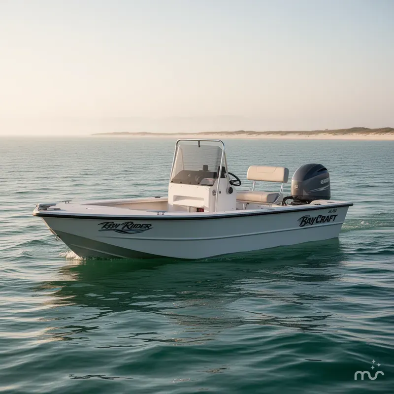 Slide: The Image of KenCraft Bay Rider Skiff 2460 2024 - 1