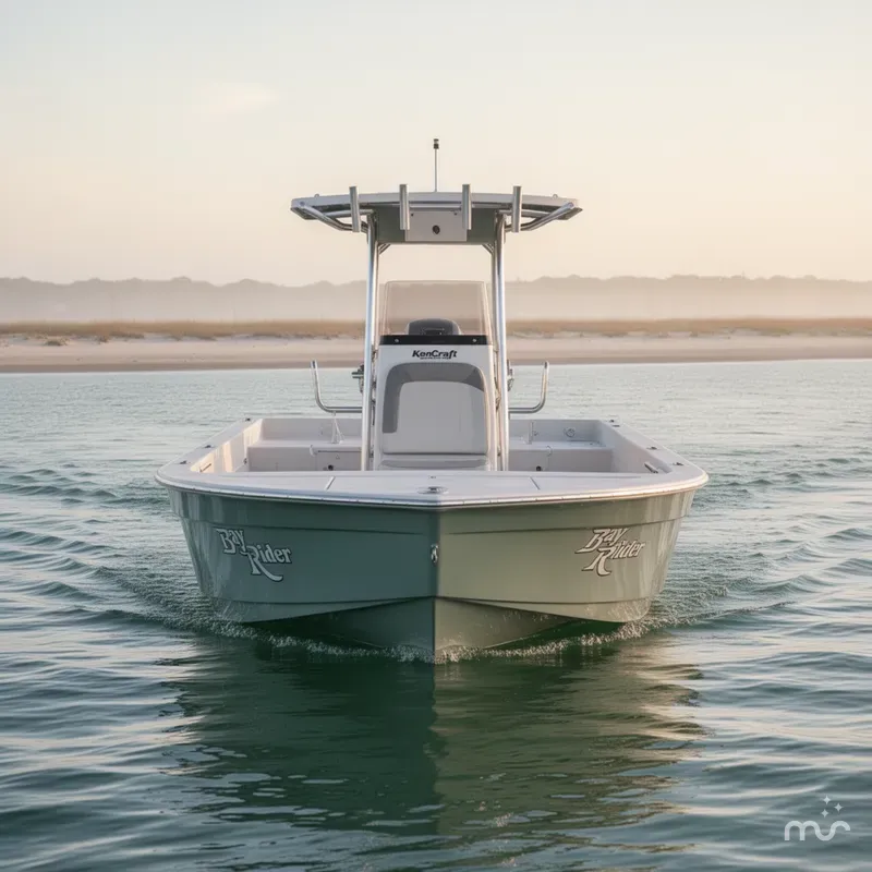 Slide: The Image of KenCraft Bay Rider Skiff 2460 2024 - 3