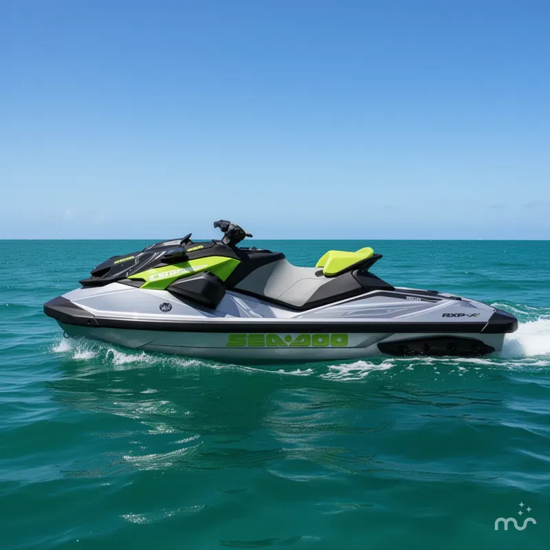 Slide: The Image of Sea-Doo RXP-X 325 Ibr Ice Metal/Green Tech, BRP Premiu 2024 - 2