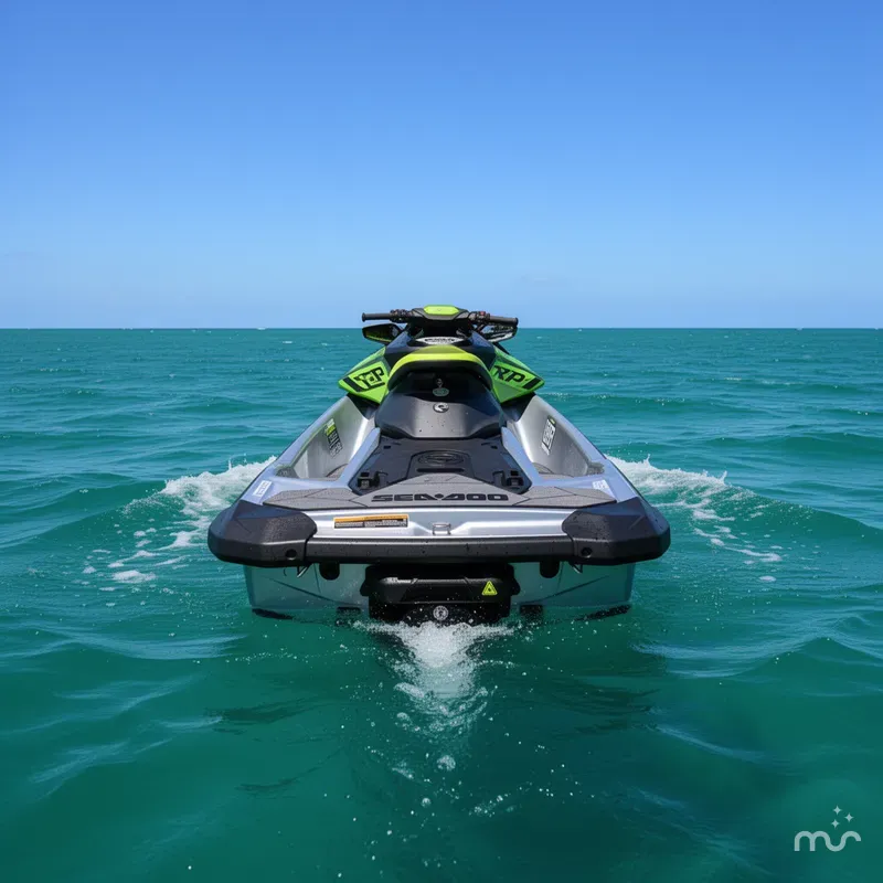 Slide: The Image of Sea-Doo RXP-X 325 Ibr Ice Metal/Green Tech, BRP Premiu 2024 - 3