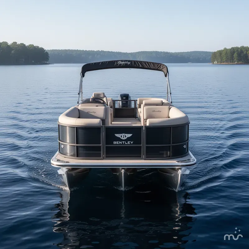Slide: The Image of Bentley Pontoons LE 200 CW Quad Lounge & Honda 4-Stroke EFI 2024 - 1