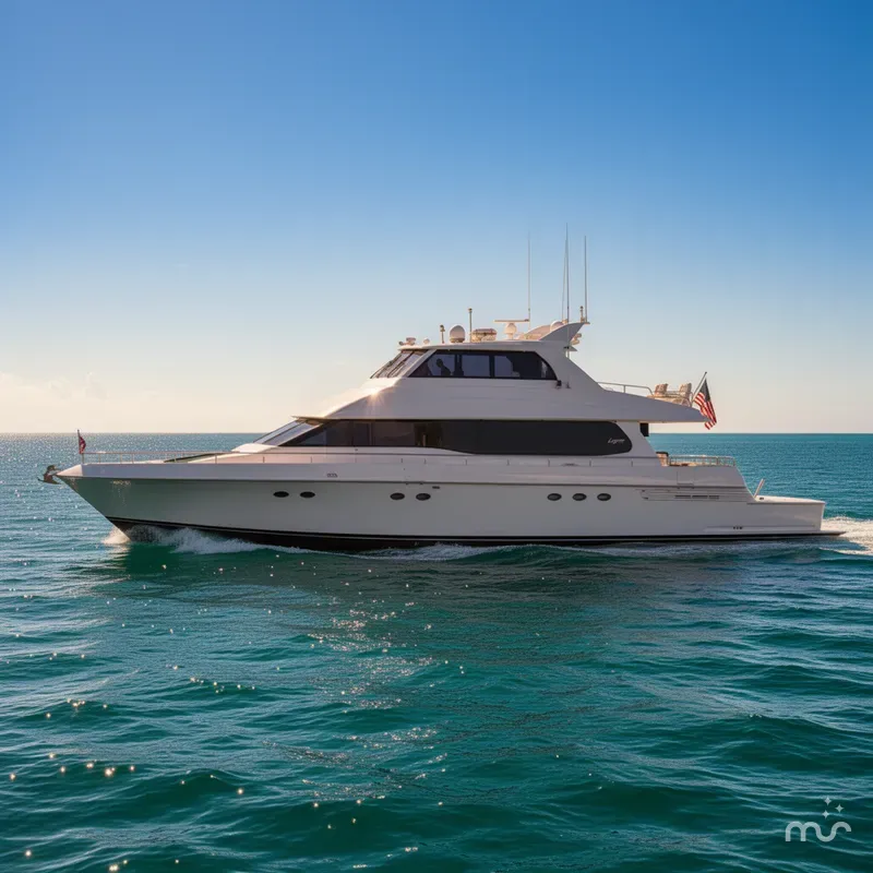 Slide: The Image of Lazzara Yachts 80 Motoryacht 1998 - 2