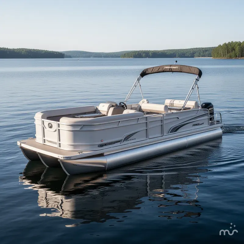 Slide: The Image of Princecraft Vectra 23 RL Swingback Dinette Pontoon & Mercury 4 2024 - 0