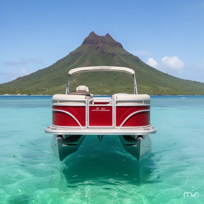 Slide: The Image of Sun Tracker Party Barge 24 DLX 2024 - 1