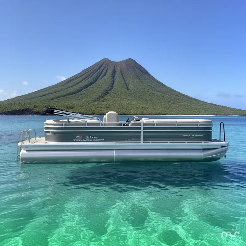 Slide: The Image of Sun Tracker Party Barge 24 DLX 2024 - 2