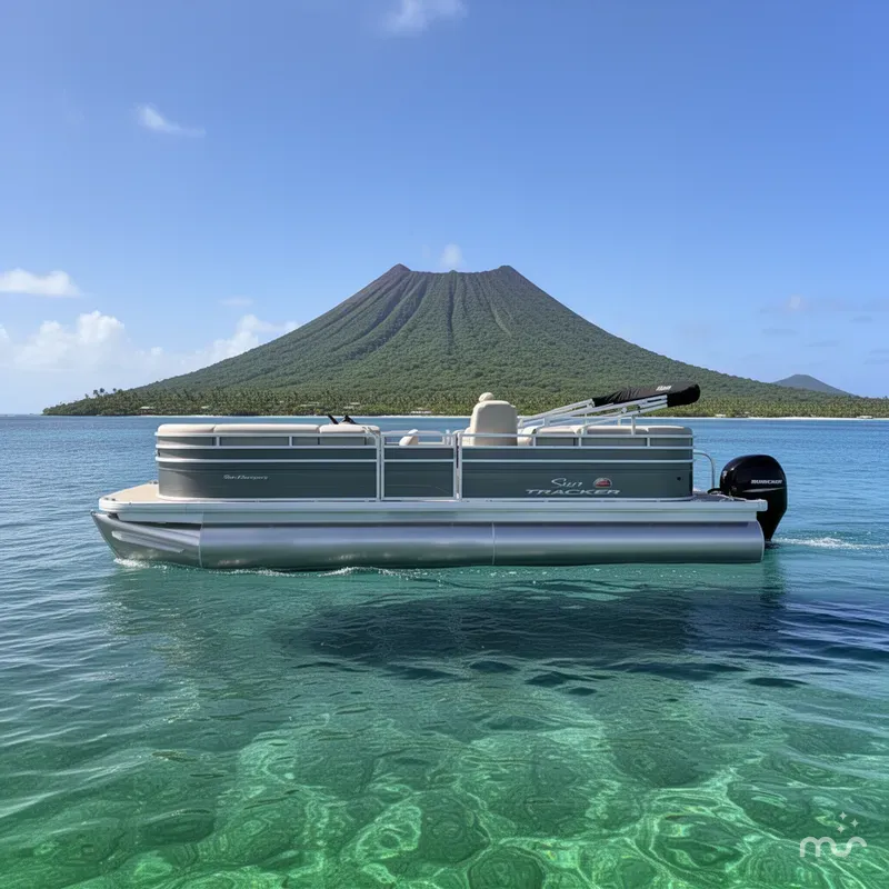 Slide: The Image of Sun Tracker Party Barge 24 DLX 2024 - 4