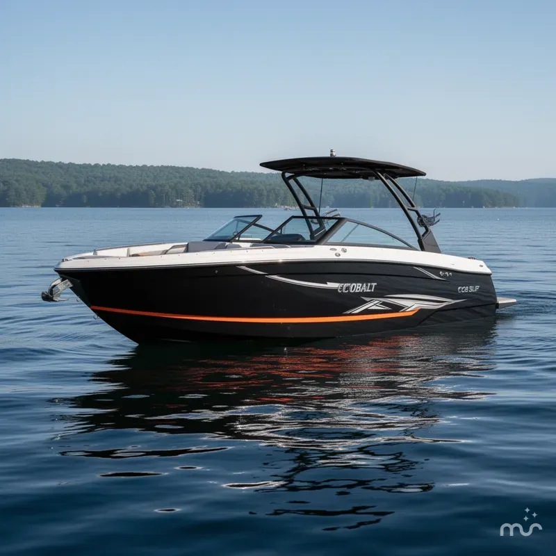 Slide: The Image of Cobalt R8 Surf with 380HP Volvo V8 2024 - 2