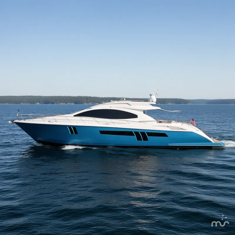 Slide: The Image of Lazzara Yachts 78 LSX TWIN ENGINES 2010 - 1