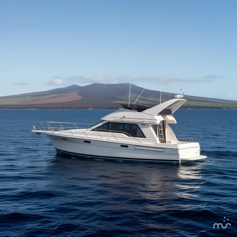 Slide: The Image of Bayliner 3388 Command Bridge Motoryacht 1998 - 2