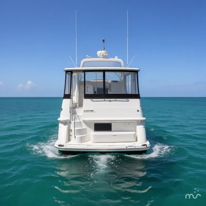 Slide: The Image of Carver 396 Motor Yacht 2000 - 1