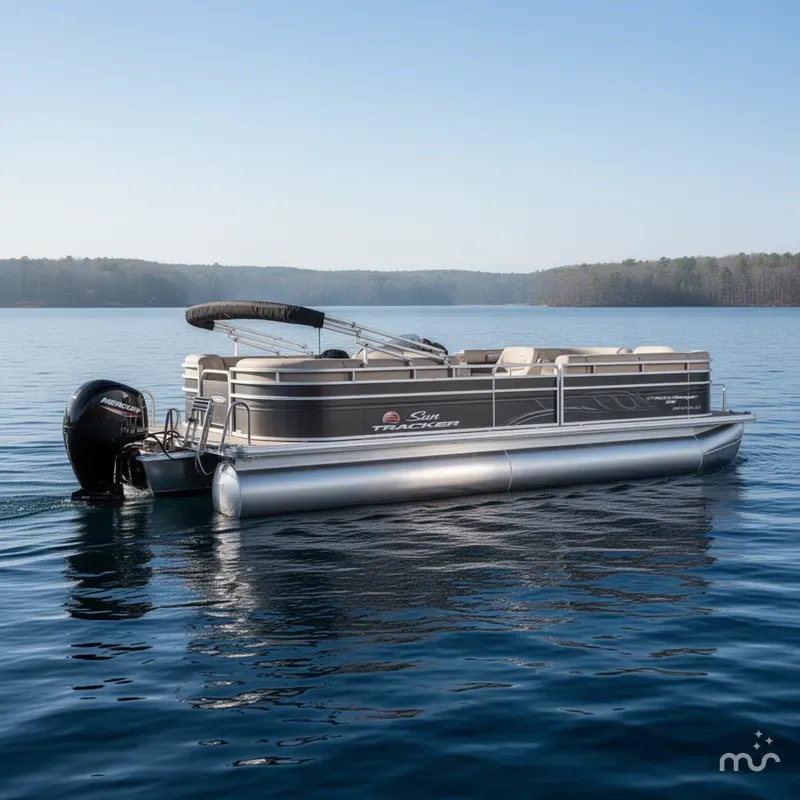 Slide: The Image of Sun Tracker Party Barge 24 DLX 2024 - 0