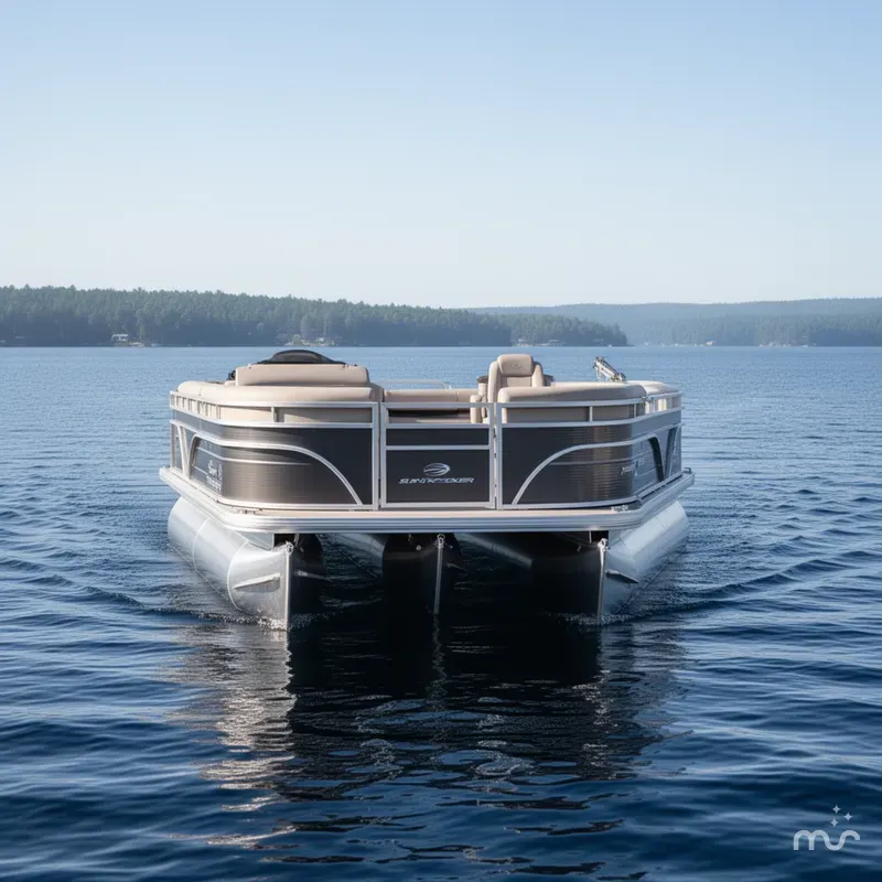 Slide: The Image of Sun Tracker Party Barge 24 DLX 2024 - 2