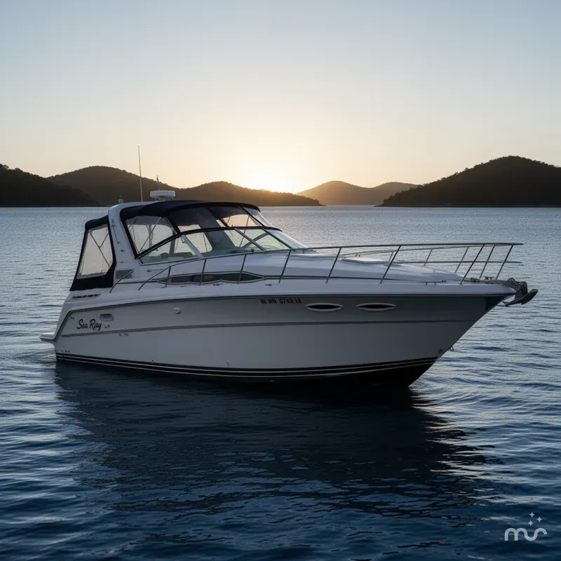 Slide: The Image of Sea Ray 340 Sundancer 1988 - 0