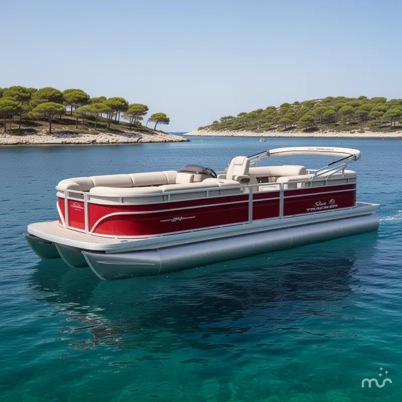 The Image of Sun Tracker Party Barge 24 DLX 2024 - 0
