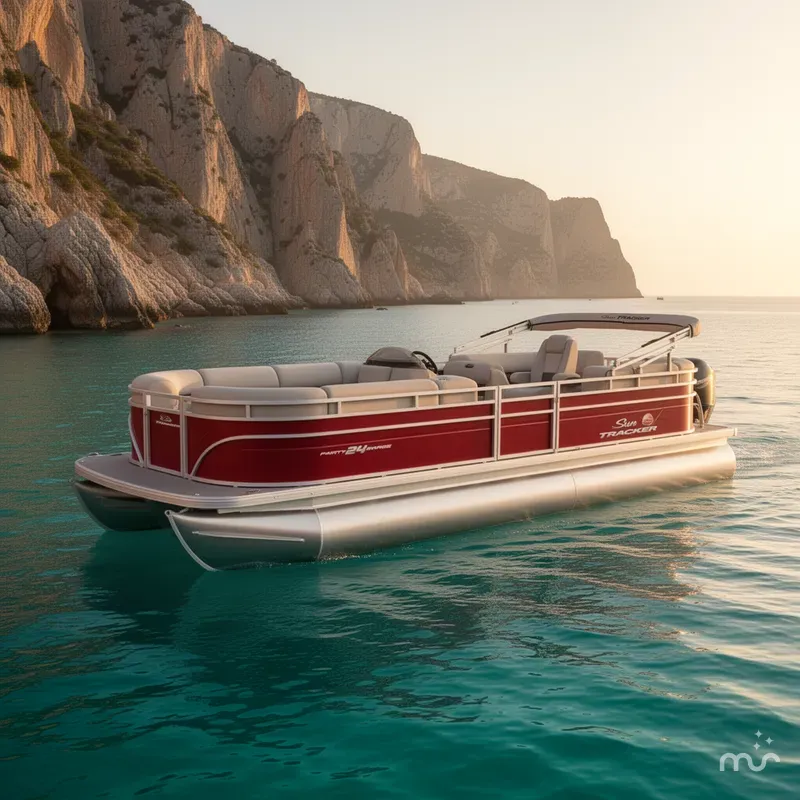 The Image of Sun Tracker Party Barge 24 DLX 2024 - 0