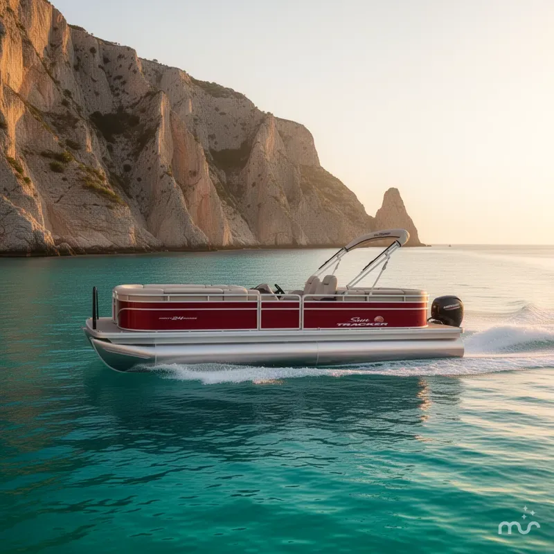 Slide: The Image of Sun Tracker Party Barge 24 DLX 2024 - 4