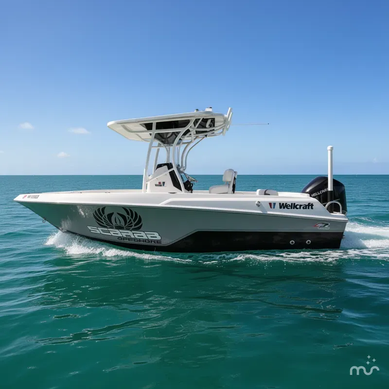 Slide: The Image of Wellcraft 222 Fisherman 2021 - 2