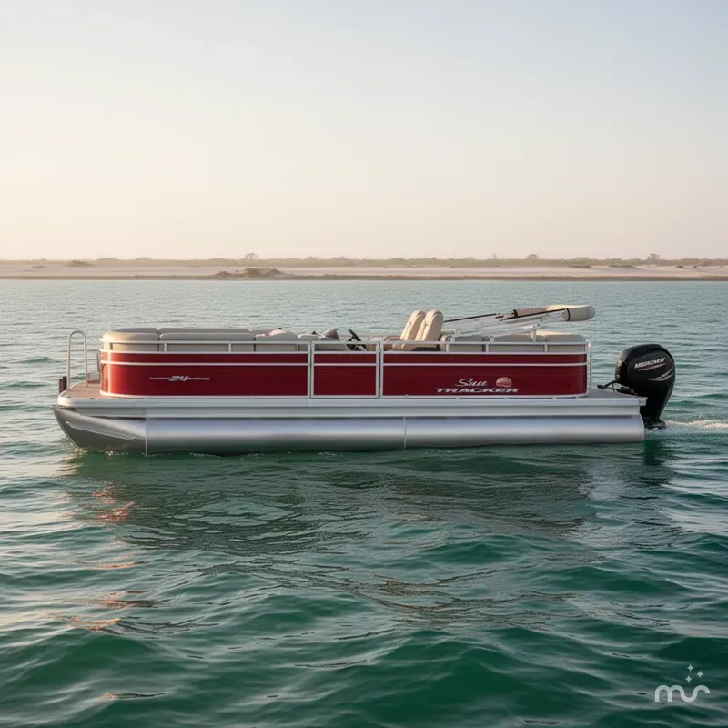 Slide: The Image of Sun Tracker Party Barge 24 DLX 2024 - 1