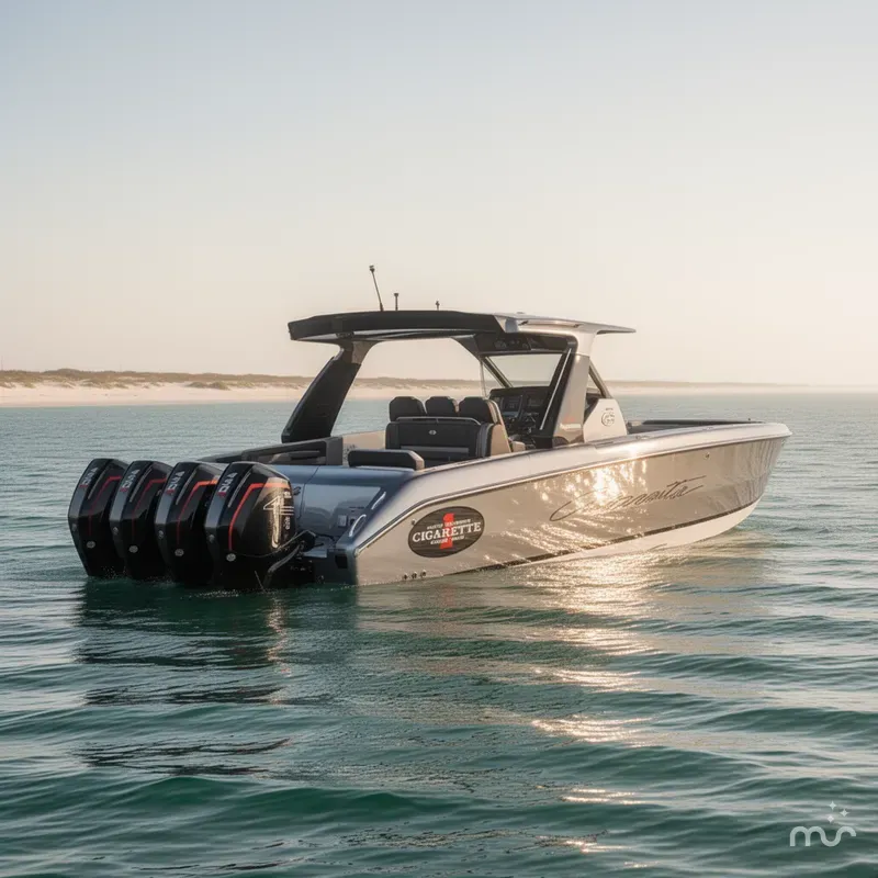 Slide: The Image of Cigarette 41' Nighthawk 2022 - 2