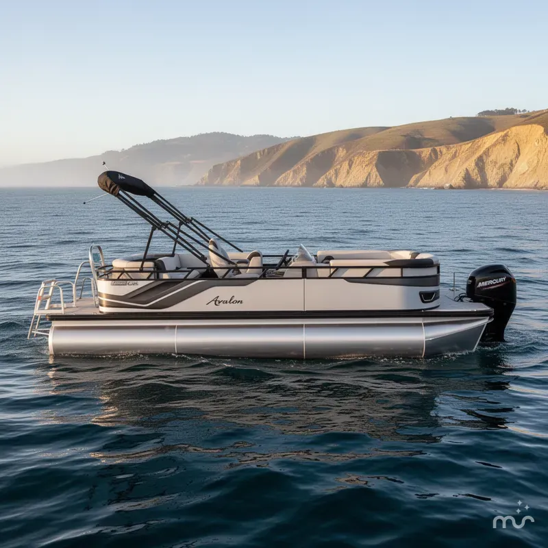 Slide: The Image of Avalon 23' Venture CR 85 w/ 90HP Mercury! 2024 - 0