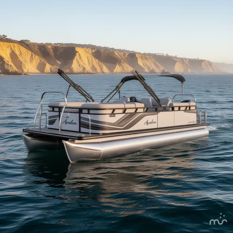 Slide: The Image of Avalon 23' Venture CR 85 w/ 90HP Mercury! 2024 - 1