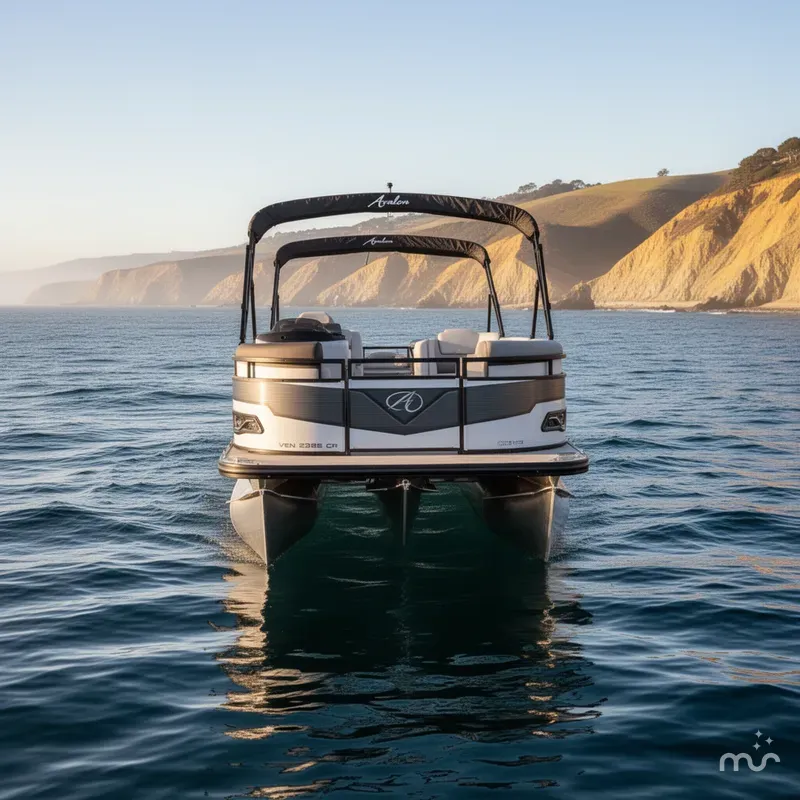 Slide: The Image of Avalon 23' Venture CR 85 w/ 90HP Mercury! 2024 - 2
