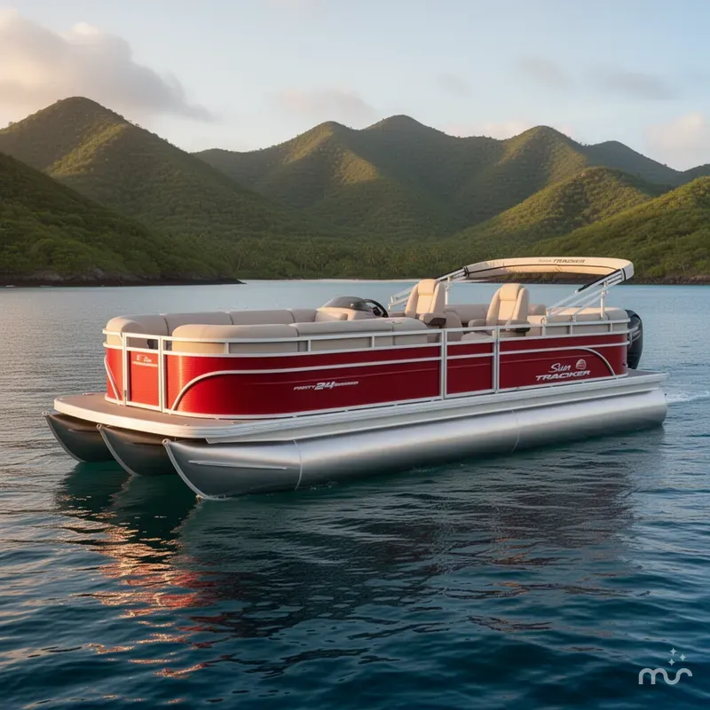 The Image of Sun Tracker Party Barge 24 DLX 2024 - 0