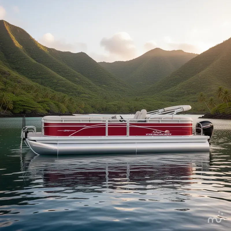 Slide: The Image of Sun Tracker Party Barge 24 DLX 2024 - 4