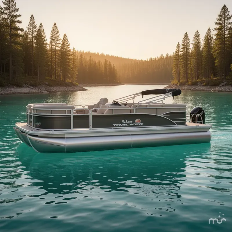 The Image of Sun Tracker Party Barge 24 DLX 2024 - 0