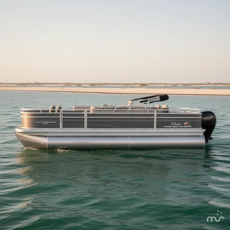 Slide: The Image of Sun Tracker Fishin' Barge 22 DLX 2024 - 0