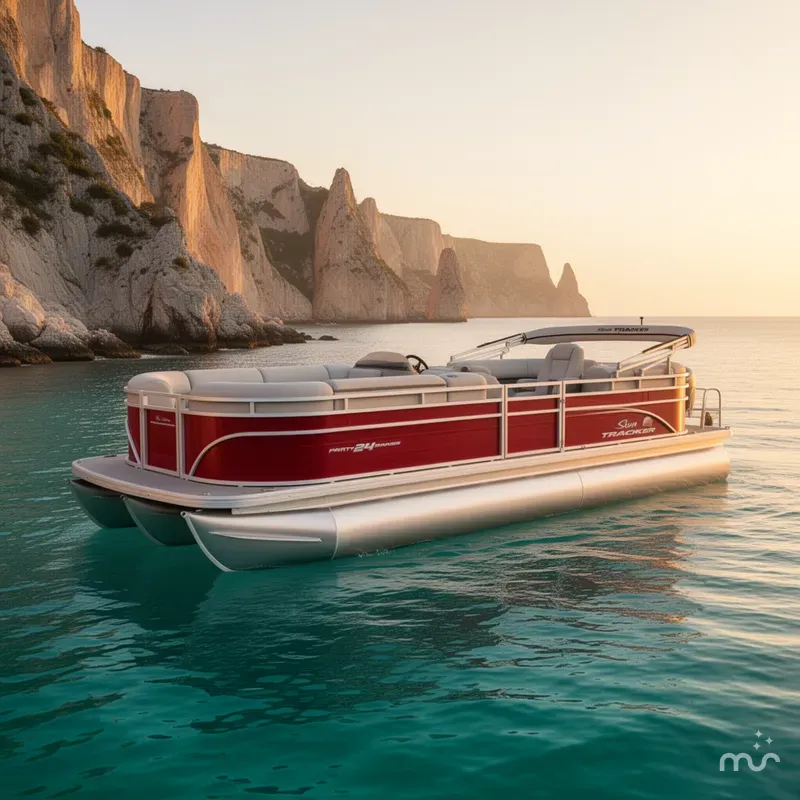 The Image of Sun Tracker Party Barge 24 DLX 2024 - 0