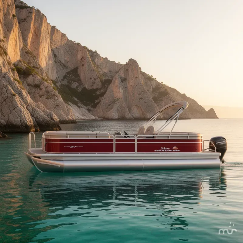 Slide: The Image of Sun Tracker Party Barge 24 DLX 2024 - 4