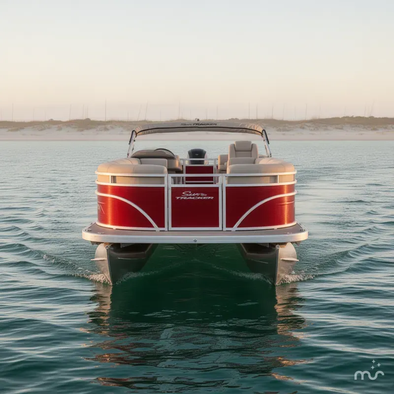 Slide: The Image of Sun Tracker Party Barge 24 DLX 2024 - 1
