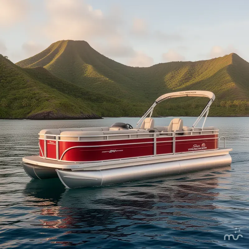 The Image of Sun Tracker Party Barge 24 DLX 2024 - 0