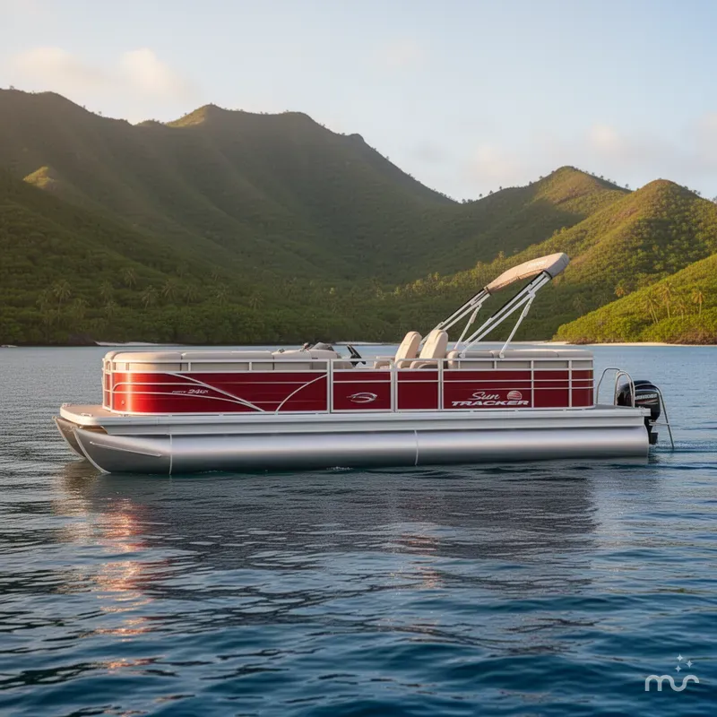 Slide: The Image of Sun Tracker Party Barge 24 DLX 2024 - 2