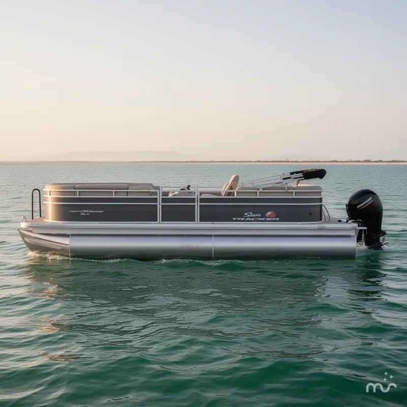 Slide: The Image of Sun Tracker Party Barge 24 DLX 2024 - 1