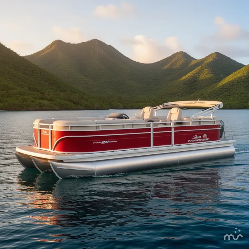 The Image of Sun Tracker Party Barge 24 DLX 2024 - 0