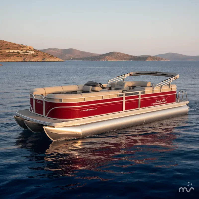 The Image of Sun Tracker Party Barge 24 DLX 2024 - 0