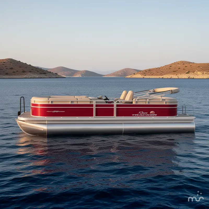 Slide: The Image of Sun Tracker Party Barge 24 DLX 2024 - 2