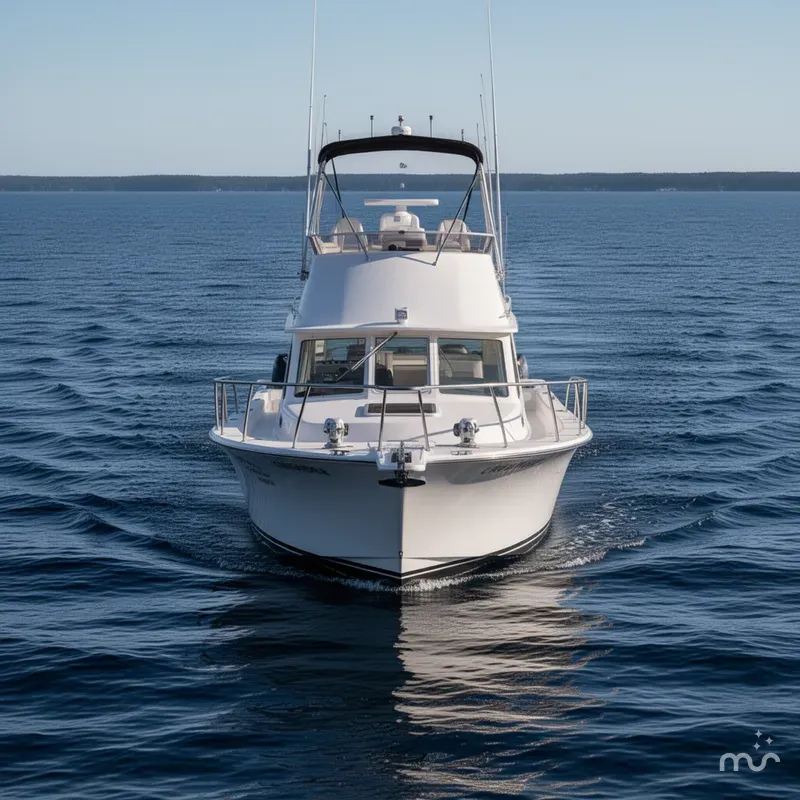 Slide: The Image of Crusader Boats outboard cruiser 2012 - 2