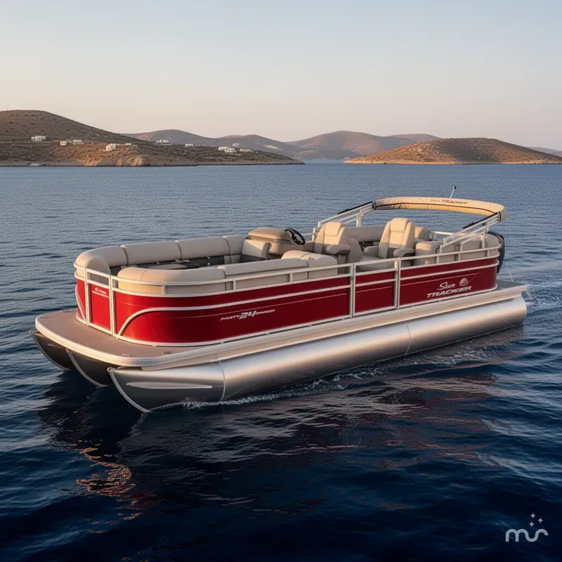 The Image of Sun Tracker Party Barge 24 DLX 2024 - 0