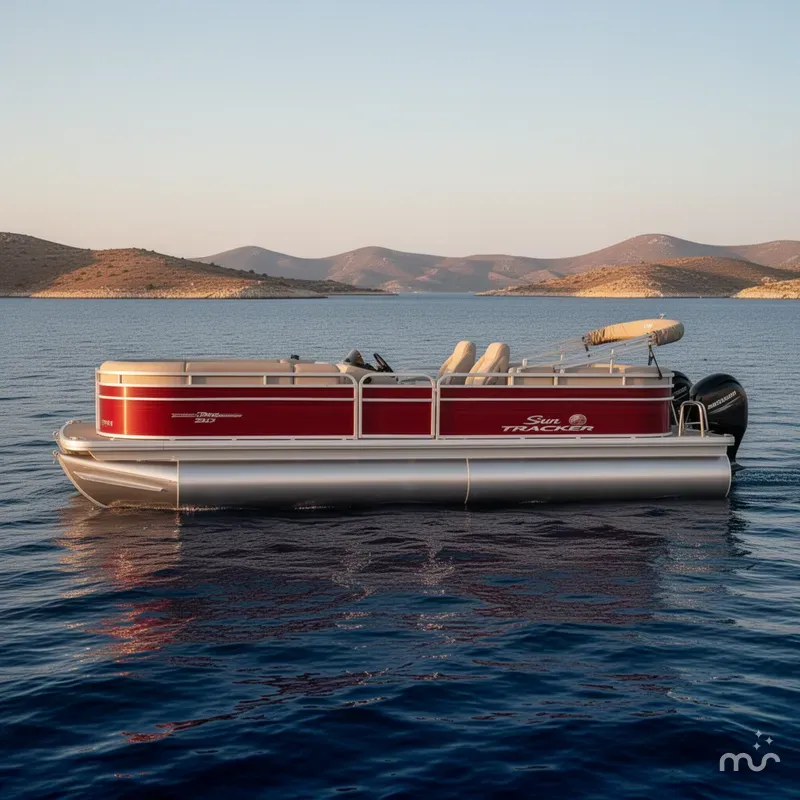 Slide: The Image of Sun Tracker Party Barge 24 DLX 2024 - 2