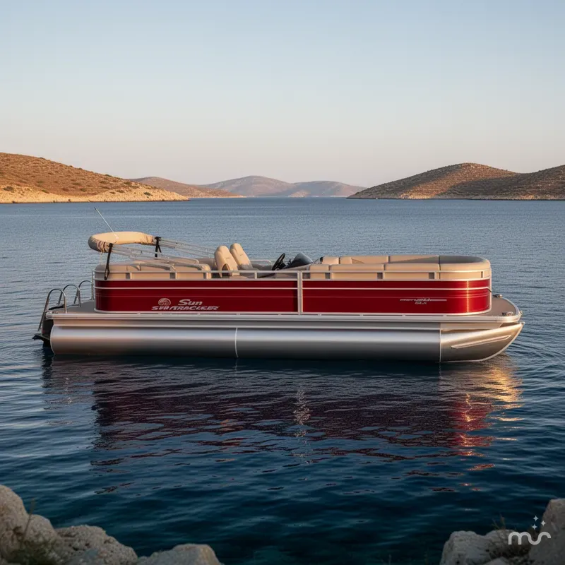 Slide: The Image of Sun Tracker Party Barge 24 DLX 2024 - 4