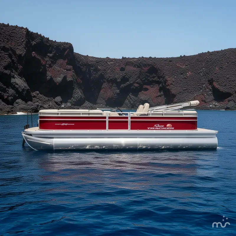 Slide: The Image of Sun Tracker Party Barge 24 DLX 2024 - 2