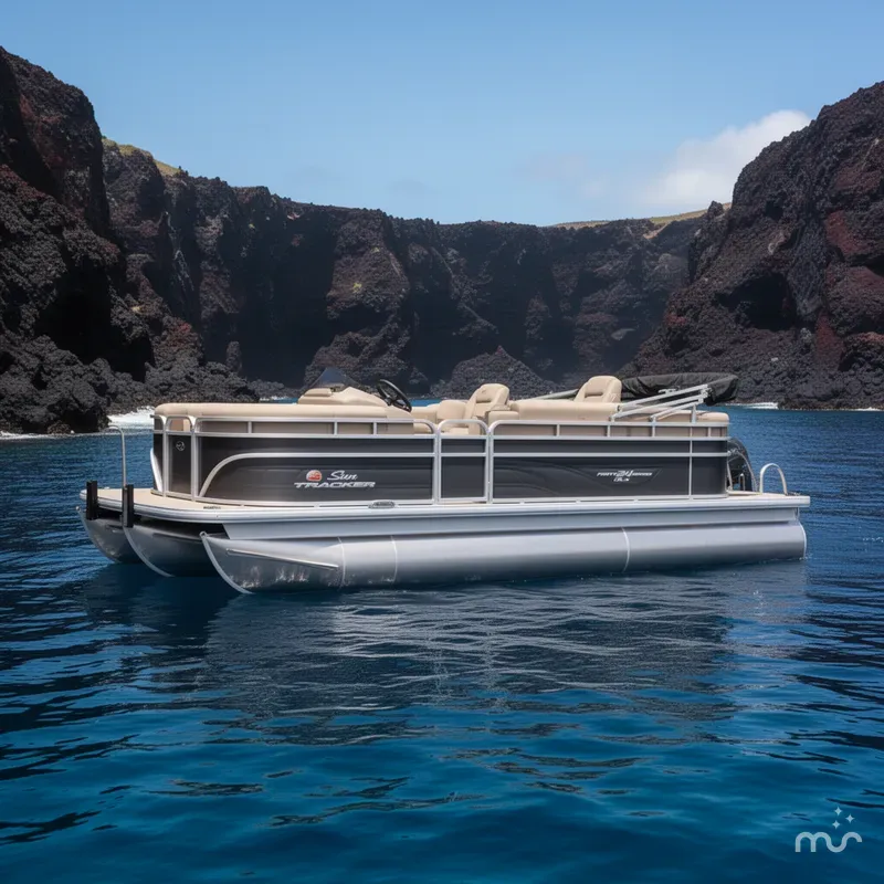 Slide: The Image of Sun Tracker Party Barge 24 DLX 2024 - 4