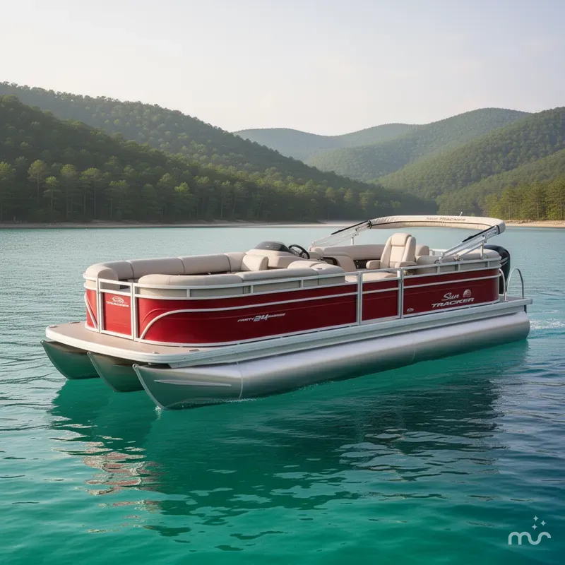 The Image of Sun Tracker Party Barge 24 DLX 2024 - 0